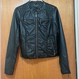 Vegan leather jacket